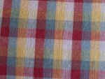 Rust Plaid Fabric